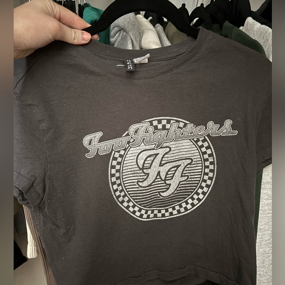 Foo Fighters cropped tee
